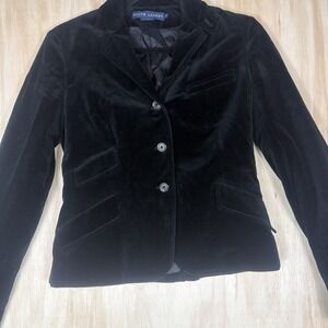 RALPH LAUREN Blue Label Velvet Blazer Size 2